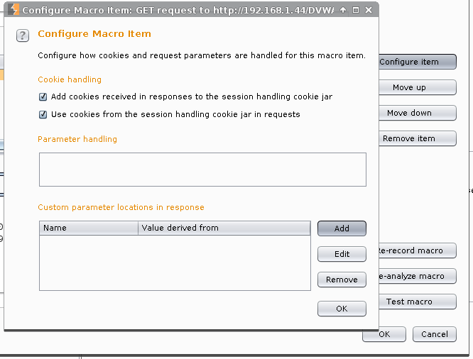 Macro Parameters